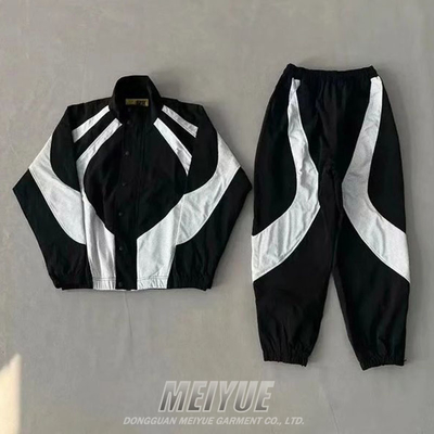 Customization Mens Windbreaker Tracksuit Nylon Reflective Track Suit Quick Dry