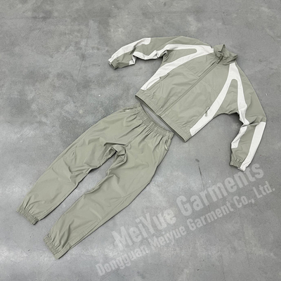 Heat Transfer Printing Windbreaker Tracksuit Unisex Jogging Suits Custom Lables