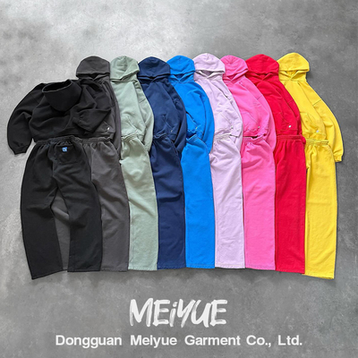 Custom Blank Zip up Plain Pullover Hoodie Joggers Baggy Sweatpants and Hoodie Set Jogging Suits Sweatsuit Tracksuits for Men