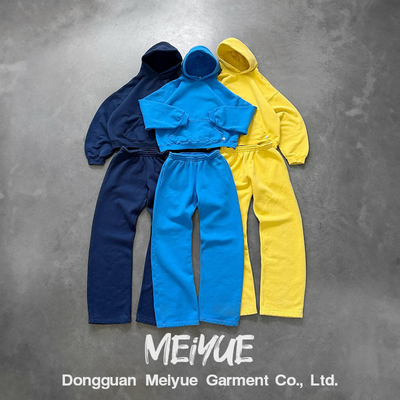 Custom Blank Zip up Plain Pullover Hoodie Joggers Baggy Sweatpants and Hoodie Set Jogging Suits Sweatsuit Tracksuits for Men
