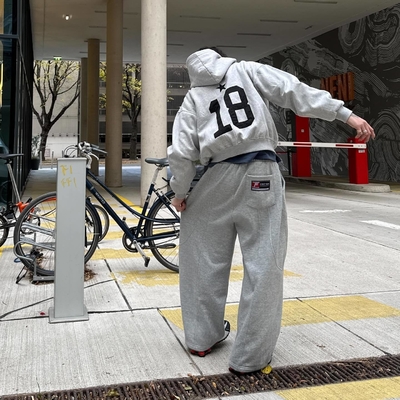 New Design Cropped Hoodie Custom Logo Double Zipper Hoodies Set Screen Print Boxy Sweatpants and Hoodie Set Tracksuit for Men