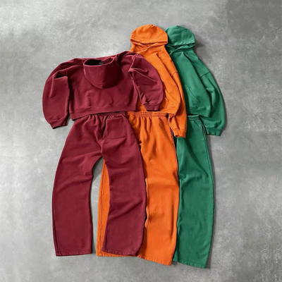 Custom Joggers Sweatsuit Unisex Blank Activewear Fleece Cotton Hoodie Jogging Suits Sweatpants and Hoodie Set Tracksuits for Men