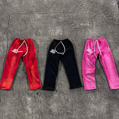 Custom Acid Wash Sweatsuit Unisex Heavyweight Fleece Cotton Hoodie Jogging Suits Sweatpants and Hoodie Set Tracksuits for Men