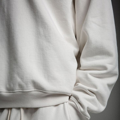 Custom 100% Cotton Heavyweight Oversized Tech Fleece French Terry Hoodie Sweatsuit Loose Stacked Sweatpants Tracksuits for Men