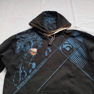 Dtg Print Custom Color Block Hoodie Nylon Lining Urban Streetwear Hoodies
