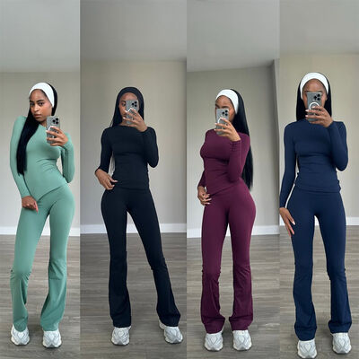 kupować Premium Womens Streetwear Stretsuit Yoga Activewear Set Trwałe Amortyzatory produkcja online