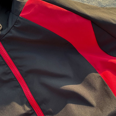 Custom Nylon Windbreaker Short Set Hoodie and Shorts Tracksuit Suit Plaid Pleated Fabric 2 Piece Zip up Jacket and Shorts Set