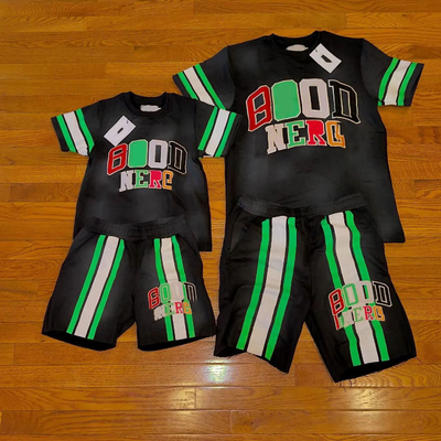 comprar Lavado con ácido personalizado Vintage Summer Cut and Sew Shorts Sets T Shirt Patch Embroidery Oversized Sun Fading Sweatsuit Mujeres Traje online manufacture