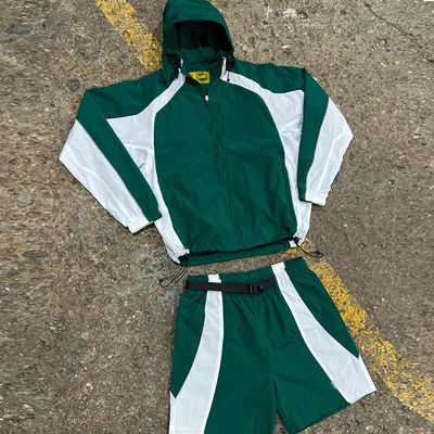 Oem Service Streetwear Matching Short Sweatsuit  Short Sleeve Jogging Suits