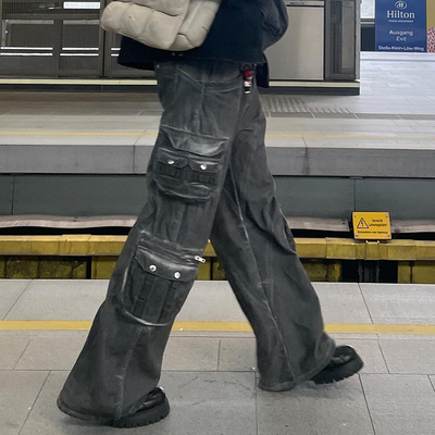 Flared Baggy Oversized Streetwear Jogger Pants