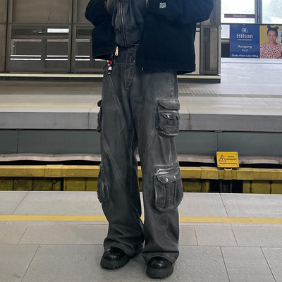 Flared Baggy Oversized Streetwear Jogger Pants