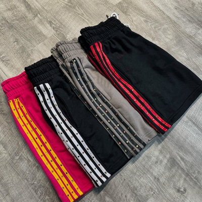 Custom Logo Acid Wash Raw Edgs Vintage Plain French Terry Men's Shorts Cotton Fleece Shorts Jogger Sports Quick Dry Shorts