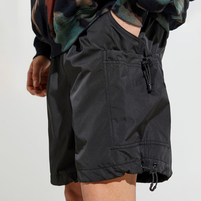 Wholesale Custom LOGO Mens Summer Casual Elastic Waist Short Pants Nylon Cargo Utility Shorts