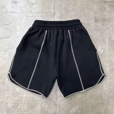 Custom Jogger Logo Gym Shorts High Quality Cotton Running Sports Pull Rope Sports Casual Hip Men's Shorts