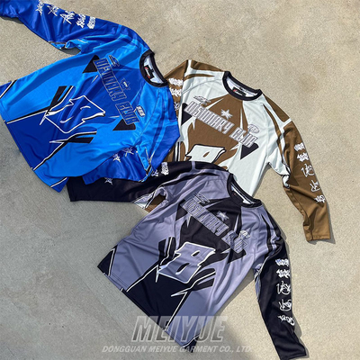 Custom Jersey Long Sleeve 100% Polyester Sport Wear Football Soccer Shirt Clothes Basketball Lightweight StreetwearJersey Men