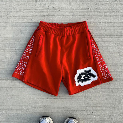 Clothing Manufacturer Custom Print Side Zipper Training Workout Athletic Shorts Running Wide Leg Baggy Shorts Men Shorts for Men