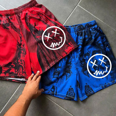 Beli Mei Yue Jogger Custom Unisex Summer Running Sport Plus Size Sublimasi Polyester Blank Gym Basketbol Mesh Celana pendek pria untuk pria pembuatan online