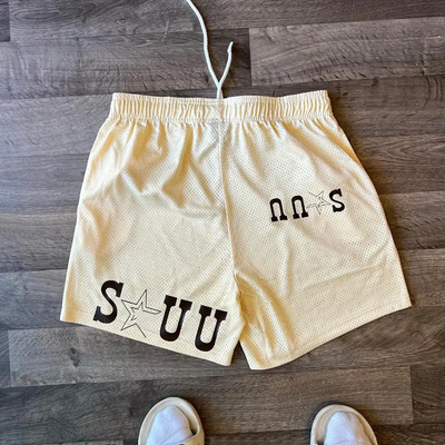 Mei Yue Jogger Basic Fitness Polyester Mesh Shorts Logo Custom Printed Varsity Shorts for Men Sublimation Mesh Shorts
