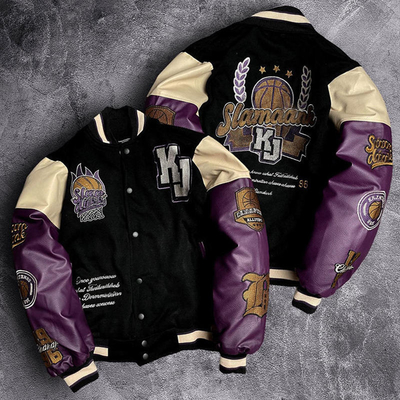 Manufacturer Varsity Wholesale High Quality Letterman Jacket Men Custom Vintage Streetwear Winter Blank Varsities Button Jacket
