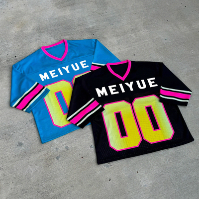 kaufen Custom Jersey T-Shirt Logo Custom OEM Großhandel Drop Shoulder Basketball Sport Sommer übergroße Mesh Jersey T-Shirt für Männer Online-Herstellung