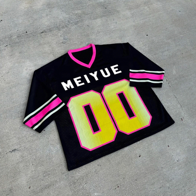 Custom Jersey T Shirt Logo Custom OEM Wholesale Drop Shoulder Basketball Sports Summer Oversized Mesh Jersey T-shirt for Men