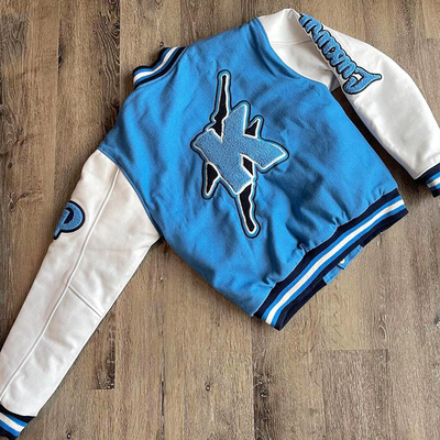 Leather Sleeves Letterman Jacket Streetwear College Varsity Jackets OEM Designs