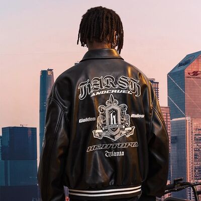 Αγορά Προσαρμόσιμο Unisex Πανεπιστημιακό Jacket Ανδρών Streetwear Stretch OEM Υπηρεσία ηλεκτρονική κατασκευή
