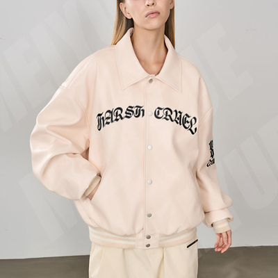Customizable Unisex  Varsity Jacket Mens Streetwear Stretch OEM Service