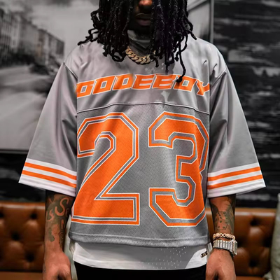 Custom Manufacturer Wholesale Gym Polyester Mesh T-Shirts Sports Jersey Pullover Polo Tshirts Football T Shirt for Men
