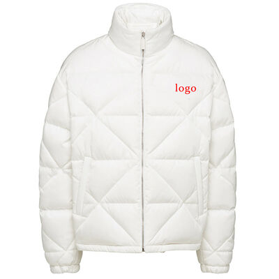 comprar Casaco de Inverno de Alta Qualidade Homens Casaco Quente Homens Collar Stand Casacos Puff Casacos Solid Color Casaco Homem Moda Casaco Homens Fabricação em linha