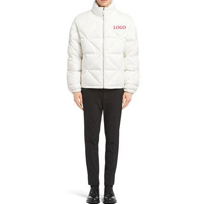 High Quality Winter Jacket Men Warm Coat Mens Stand Collar Puff Jackets Solid Color Coat Male Fashion Men Jacket