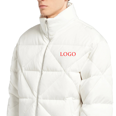 High Quality Winter Jacket Men Warm Coat Mens Stand Collar Puff Jackets Solid Color Coat Male Fashion Men Jacket