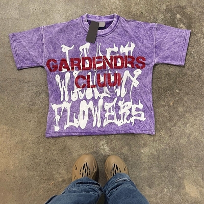 Custom Logo Tees Silk Screen Printing Puff Print Oversized Heavyweight Graphic Acid Wash Vintage Sun Faded DTG T-Shirt Mens