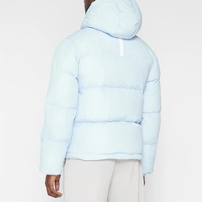 New Design Outdoor Winter Warm Custom Logo Blue Heavyweight Puffer Jacket Men Casual Jacket