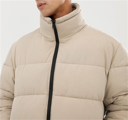 Custom Winter Short Wind Breaker Down Puffer Jacket for Men