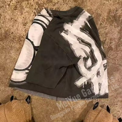 Custom Acid Washed T Shirt Pour Hommes Streetwear T Shirts Heavy Weight
