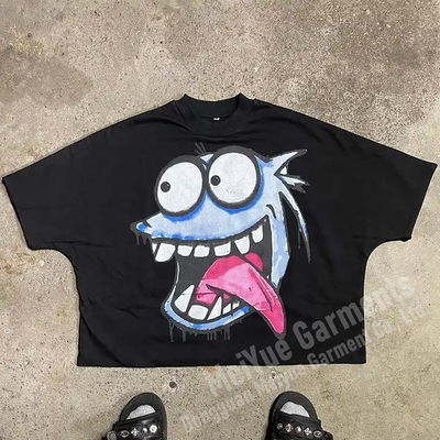 Custom Acid Washed T Shirt Pour Hommes Streetwear T Shirts Heavy Weight