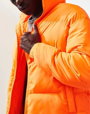 Custom Logo Coat Men Thin Down Plus Size Jackets Quilted Puffer Bomber Polyester Winter Casual Jacket Coat for Men