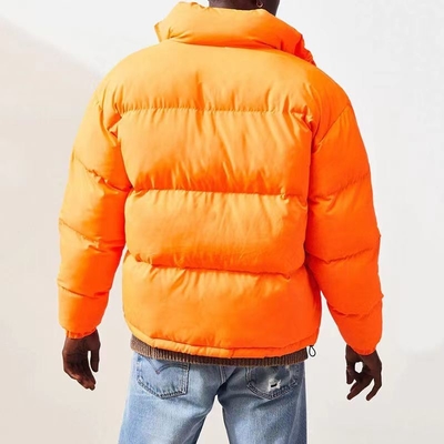 Custom Logo Coat Men Thin Down Plus Size Jackets Quilted Puffer Bomber Polyester Winter Casual Jacket Coat for Men