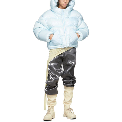 Cropped Puffer Jacket Quilted Padded  Plus Size Street Wear Puffer Jacket