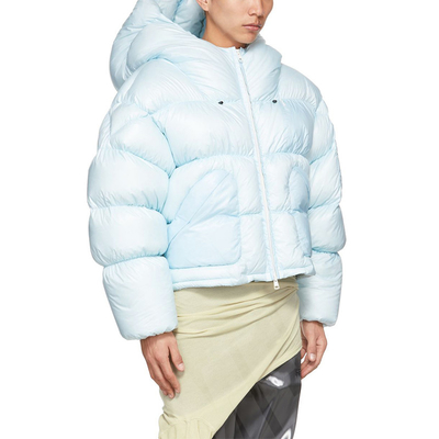 Cropped Puffer Jacket Quilted Padded  Plus Size Street Wear Puffer Jacket