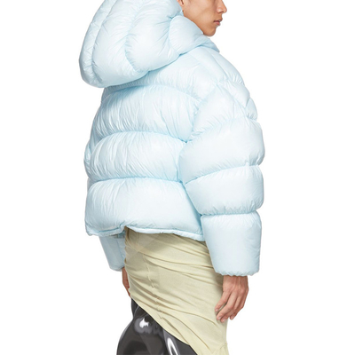 Cropped Puffer Jacket Quilted Padded  Plus Size Street Wear Puffer Jacket