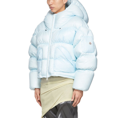 Cropped Puffer Jacket Quilted Padded  Plus Size Street Wear Puffer Jacket