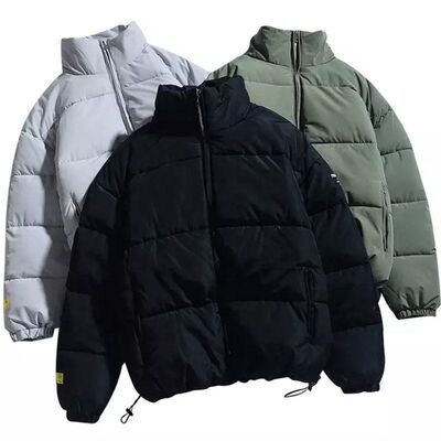 comprar Personalización Invierno Full Zip Down Jacket Plus Tamaño de la chaqueta de burbujas Anti-arrugas Fabricación en línea