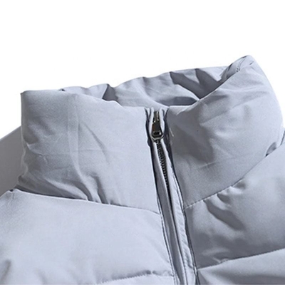 Customization Winter Full Zip Down Jacket Plus Size Bubble Jacket Anti Wrinkle