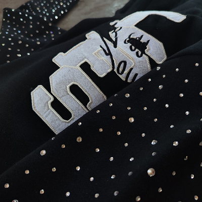 Customization Mens Oversized Cropped Hoodie Rhinestone Zip Hoodie Drawstring Design