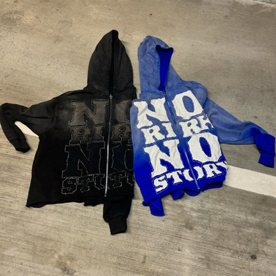 Screen Print Logo Mens Rhinestone Hoodie Vintage Sweatsuits Breathable
