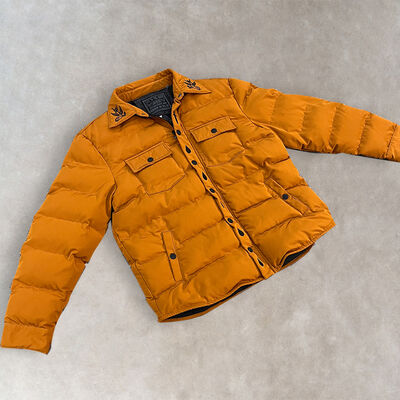 kaufen Stickerei-Logo Daunenmantel Herren Winter Outdoor Warm Winddicht Daunenmantel Verdicken Blase Windjacke Casual Daunenmantel Benutzerdefiniertes Logo Online-Herstellung