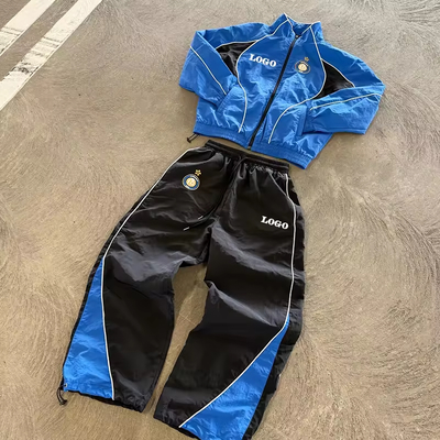 kaufen Maßgeschneiderte Hersteller Nylonjacke und Nylon-Trainingshose Jogginghose 3m Reflektierende Windjacke Trainingsanzug für Herren Online-Herstellung