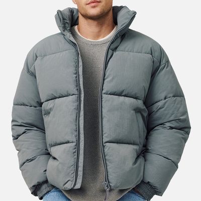 comprar Chaqueta acolchada reversible impermeable para hombre con cubierta 100% poliéster y opciones de logotipo personalizado Fabricación en línea